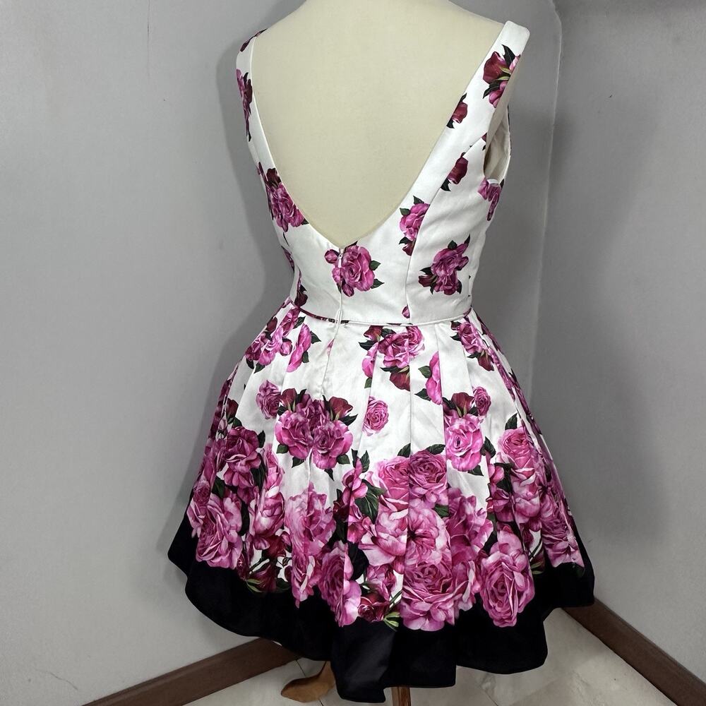 NWT Vintage Sweetheart Floral Sun Dress Sz 10 A-line Derby Coquette Party Midi - Picture 5 of 16